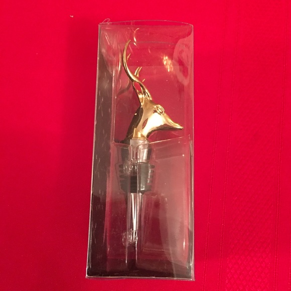 NIB - Wild Eye Designs Deer Wine Bottle Stopper - Picture 2 of 3